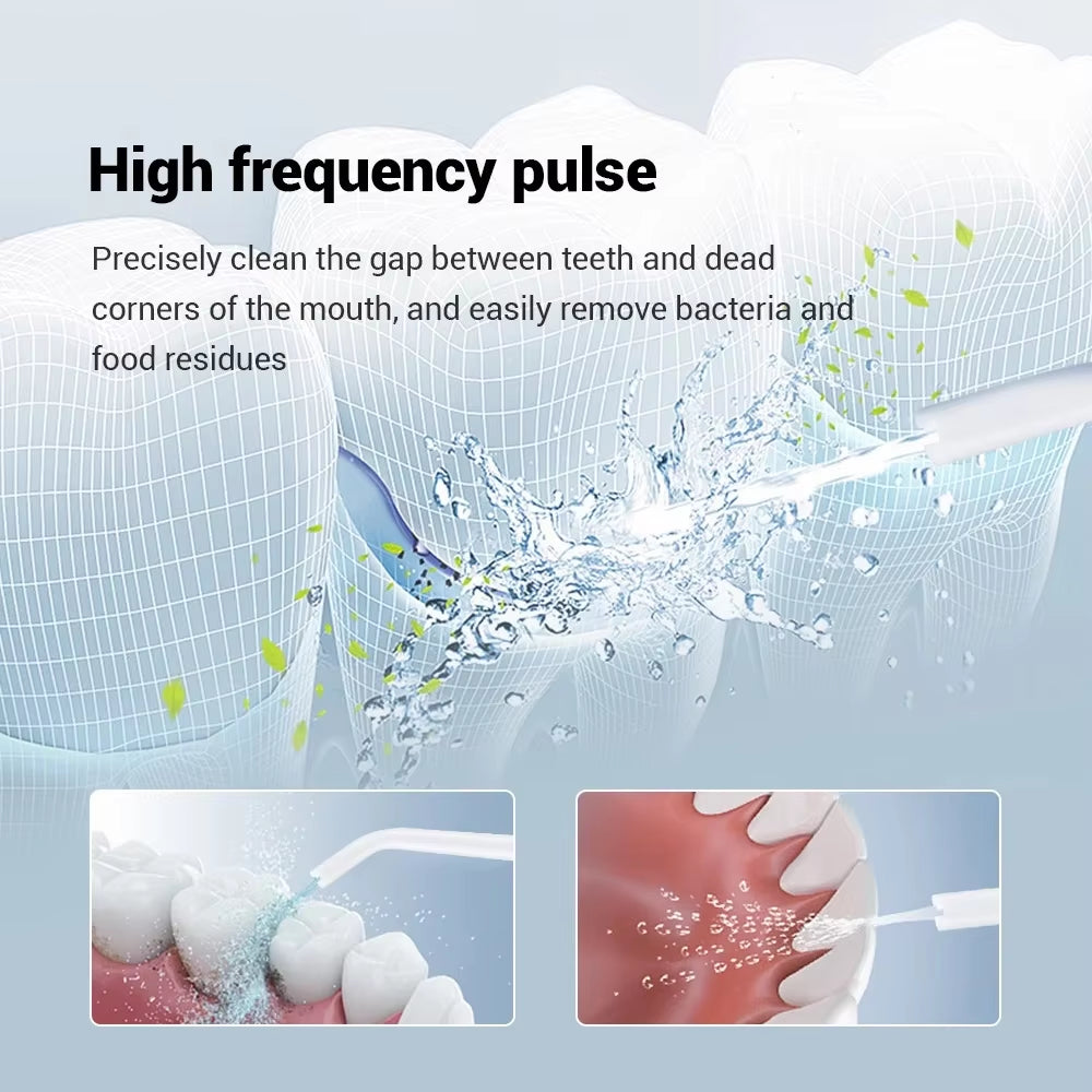 Oral Irrigator Dental Water Jet Flosser Dental Cleaning Teeth Whitening Waterproof Mouth Washing Machine Tooth Flosser
